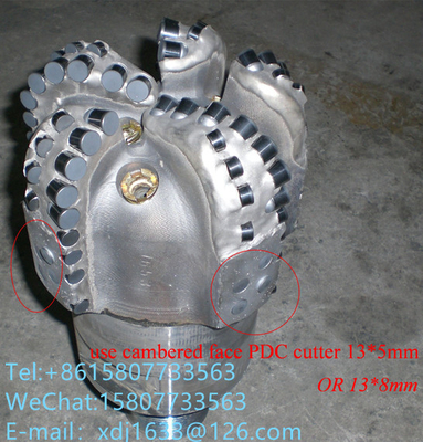 Dia 89mm 444,5mm PDC Mũi khoan dầu, Mũi khoan mỏ dầu để khoan lỗ sâu