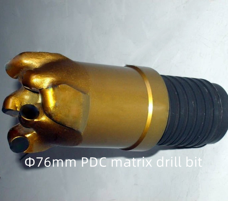 Ma trận khoan Rocks Thân máy khoan PDC Đường kính 76mm để khai thác than