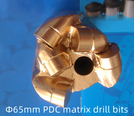 Giấy chứng nhận ISO9001 Thân máy PDC Mũi khoan Đường kính 65mm Sử dụng mỏ than