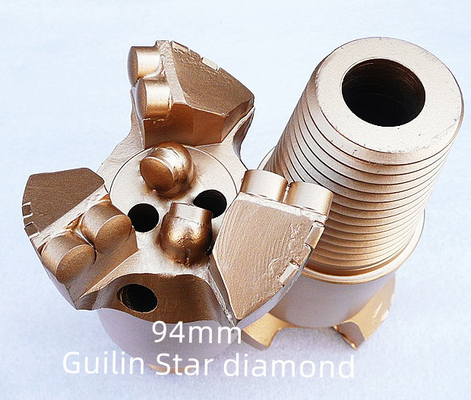 Đường kính 96mm Mũi khoan lõm 3 Dây ISO 9001 cho mỏ than và lỗ khoan