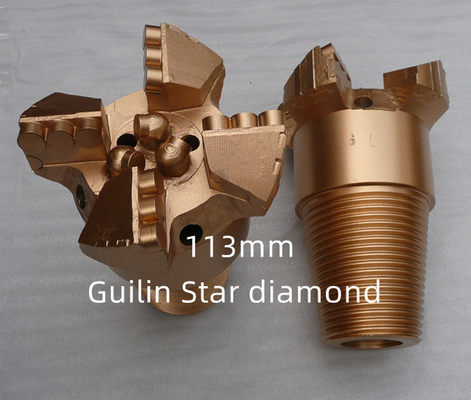 Tốc độ nhanh Mũi khoan lõm Đường kính 113mm để khoan giếng nước