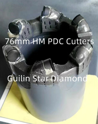 76mm Mũi khoan lõi PDC Giấy chứng nhận ISO9001 cho Thăm dò địa chất