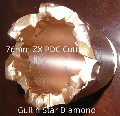 76mm Mũi khoan lõi PDC Giấy chứng nhận ISO9001 cho Thăm dò địa chất