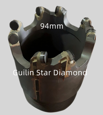 Mũi khoan lõi OEM PDC Đường kính 96mm để thăm dò tài nguyên
