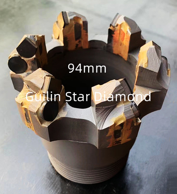 Mũi khoan lõi OEM PDC Đường kính 96mm để thăm dò tài nguyên