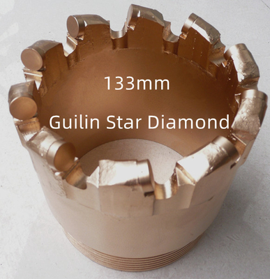 Mũi khoan lõi PDC bền bỉ Đường kính 133mm để khoan giếng nước bề mặt