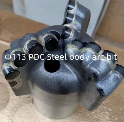 Mũi khoan lõm góc Arc Đường kính 113mm cho mỏ than và lỗ khoan